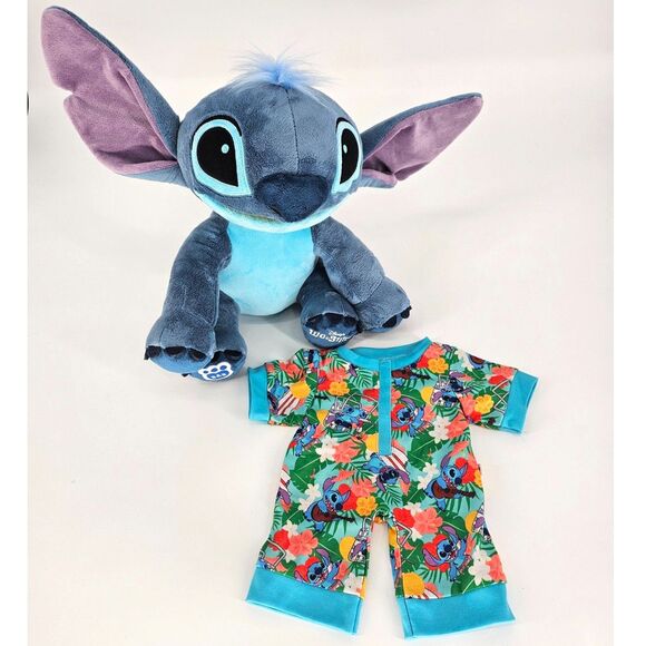 Build A Bear Disney Stitch Plush 12" Toy Stuffed Alien Blue - Picture 1 of 16